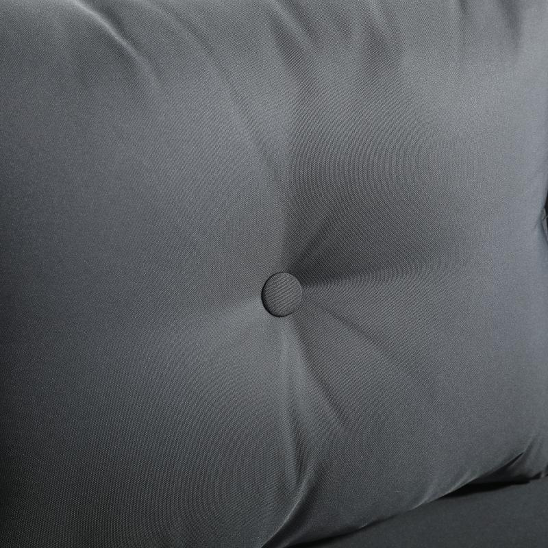 Oxford Range Elite Lhf Corner Sofa Set with Dining Table and Arm Chair in Grey Rattan