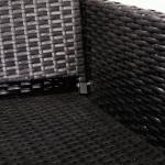 Burford Range Rattan Furniture Set for Balcony Poolside in Brown Rattan